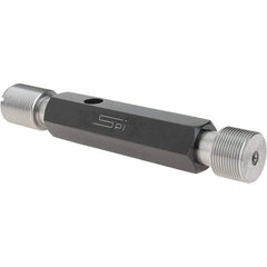 SPI - 7/8-20, Class 2B, Double End Plug Thread Go/No Go Gage - Steel, Size 4 Handle Included - Eagle Tool & Supply