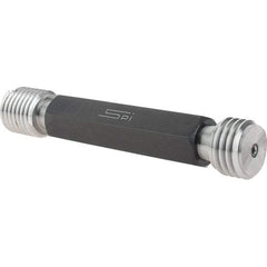SPI - 1-8, Class 2B, Double End Plug Thread Go/No Go Gage - Steel, Size 4 Handle Included - Eagle Tool & Supply
