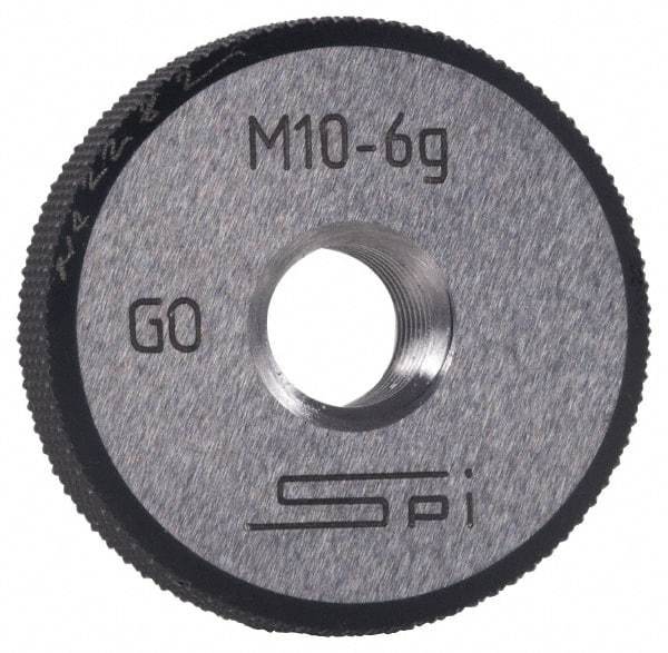 SPI - M36x3 Go Single Ring Thread Gage - Class 6G, Oil Hardened Nonshrinking Steel (OHNS), NPL Traceability Certification Included - Eagle Tool & Supply