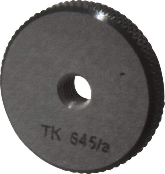 SPI - M4.5x0.75 No Go Single Ring Thread Gage - Class 6G, Oil Hardened Nonshrinking Steel (OHNS), NPL Traceability Certification Included - Eagle Tool & Supply