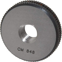 SPI - M10x1.5 No Go Single Ring Thread Gage - Class 6G, Oil Hardened Nonshrinking Steel (OHNS), NPL Traceability Certification Included - Eagle Tool & Supply
