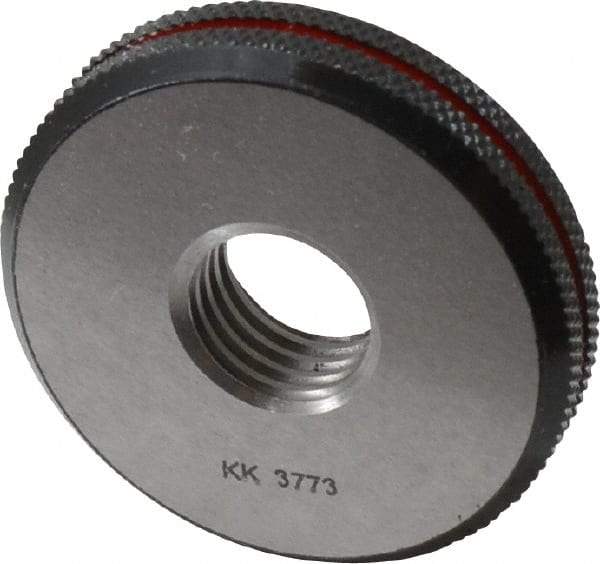 SPI - M16x2 No Go Single Ring Thread Gage - Class 6G, Oil Hardened Nonshrinking Steel (OHNS), NPL Traceability Certification Included - Eagle Tool & Supply
