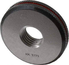 SPI - M16x2 No Go Single Ring Thread Gage - Class 6G, Oil Hardened Nonshrinking Steel (OHNS), NPL Traceability Certification Included - Eagle Tool & Supply