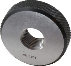SPI - M16x1.5 Go Single Ring Thread Gage - Class 6G, Oil Hardened Nonshrinking Steel (OHNS), NPL Traceability Certification Included - Eagle Tool & Supply