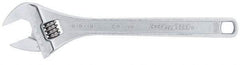 Channellock - 2-1/8" Jaw Capacity, 18" Standard Adjustable Wrench - Chrome Vanadium Steel, Chrome Finish - Eagle Tool & Supply