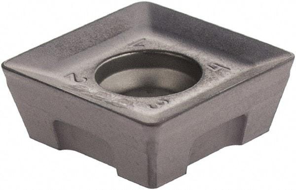 Iscar - QDMT1205 M Grade IC928 Carbide Milling Insert - TiAlN Finish, 0.1969" Thick, 1/2" Inscribed Circle, 0.8mm Corner Radius - Eagle Tool & Supply
