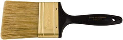 Wooster Brush - 3" Flat Hog Varnish Brush - 2-15/16" Bristle Length, 6-1/4" Plastic Beavertail Handle - Eagle Tool & Supply