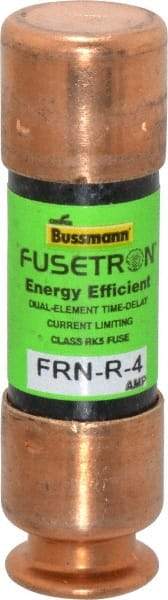 Cooper Bussmann - 125 VDC, 250 VAC, 4 Amp, Time Delay General Purpose Fuse - Fuse Holder Mount, 50.8mm OAL, 20 at DC, 200 (RMS) kA Rating, 9/16" Diam - Eagle Tool & Supply