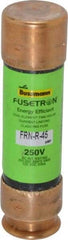 Cooper Bussmann - 125 VDC, 250 VAC, 45 Amp, Time Delay General Purpose Fuse - Fuse Holder Mount, 76.2mm OAL, 20 at DC, 200 (RMS) kA Rating, 13/16" Diam - Eagle Tool & Supply