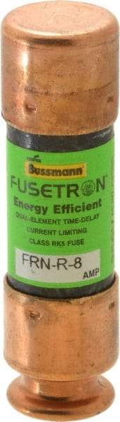 Cooper Bussmann - 125 VDC, 250 VAC, 8 Amp, Time Delay General Purpose Fuse - Fuse Holder Mount, 50.8mm OAL, 20 at DC, 200 (RMS) kA Rating, 9/16" Diam - Eagle Tool & Supply