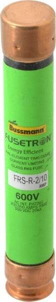 Cooper Bussmann - 300 VDC, 600 VAC, 0.2 Amp, Time Delay General Purpose Fuse - Fuse Holder Mount, 127mm OAL, 20 at DC, 200 (RMS) kA Rating, 13/16" Diam - Eagle Tool & Supply