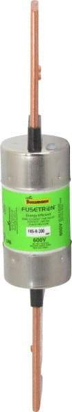 Cooper Bussmann - 300 VDC, 600 VAC, 200 Amp, Time Delay General Purpose Fuse - Bolt-on Mount, 9-5/8" OAL, 20 at DC, 200 (RMS) kA Rating, 1-13/16" Diam - Eagle Tool & Supply