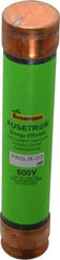 Cooper Bussmann - 250 VDC, 600 VAC, 50 Amp, Time Delay General Purpose Fuse - Fuse Holder Mount, 5-1/2" OAL, 20 at DC, 200 (RMS) kA Rating, 1-1/16" Diam - Eagle Tool & Supply