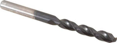 Cleveland - #16 135° Parabolic Flute Cobalt Screw Machine Drill Bit - TiAlN Finish, Right Hand Cut, 1-1/8" Flute Length, 2-3/16" OAL, Split Point, Straight Shank - Eagle Tool & Supply
