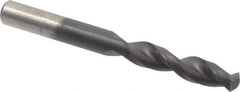 Cleveland - 0.29" 135° Parabolic Flute Cobalt Screw Machine Drill Bit - TiAlN Finish, Right Hand Cut, 1-9/16" Flute Length, 2-3/4" OAL, Split Point, Straight Shank - Eagle Tool & Supply