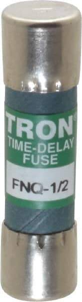 Cooper Bussmann - 500 VAC, 0.5 Amp, Time Delay General Purpose Fuse - Fuse Holder Mount, 1-1/2" OAL, 10 at AC kA Rating, 13/32" Diam - Eagle Tool & Supply