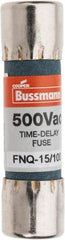 Cooper Bussmann - 500 VAC, 0.15 Amp, Time Delay General Purpose Fuse - Fuse Holder Mount, 1-1/2" OAL, 10 at AC kA Rating, 13/32" Diam - Eagle Tool & Supply