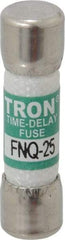 Cooper Bussmann - 500 VAC, 25 Amp, Time Delay General Purpose Fuse - Fuse Holder Mount, 1-1/2" OAL, 10 at AC kA Rating, 13/32" Diam - Eagle Tool & Supply