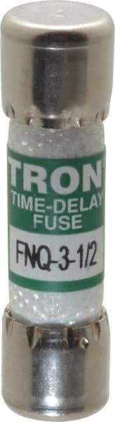 Cooper Bussmann - 500 VAC, 3.5 Amp, Time Delay General Purpose Fuse - Fuse Holder Mount, 1-1/2" OAL, 10 at AC kA Rating, 13/32" Diam - Eagle Tool & Supply