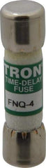 Cooper Bussmann - 500 VAC, 4 Amp, Time Delay General Purpose Fuse - Fuse Holder Mount, 1-1/2" OAL, 10 at AC kA Rating, 13/32" Diam - Eagle Tool & Supply