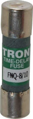 Cooper Bussmann - 500 VAC, 0.8 Amp, Time Delay General Purpose Fuse - Fuse Holder Mount, 1-1/2" OAL, 10 at AC kA Rating, 13/32" Diam - Eagle Tool & Supply