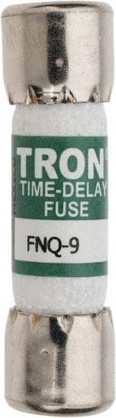 Cooper Bussmann - 500 VAC, 9 Amp, Time Delay General Purpose Fuse - Fuse Holder Mount, 1-1/2" OAL, 10 at AC kA Rating, 13/32" Diam - Eagle Tool & Supply