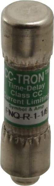 Cooper Bussmann - 300 VDC, 600 VAC, 1.13 Amp, Time Delay General Purpose Fuse - Fuse Holder Mount, 1-1/2" OAL, 200 at AC (RMS) kA Rating, 13/32" Diam - Eagle Tool & Supply