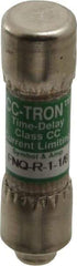 Cooper Bussmann - 300 VDC, 600 VAC, 1.13 Amp, Time Delay General Purpose Fuse - Fuse Holder Mount, 1-1/2" OAL, 200 at AC (RMS) kA Rating, 13/32" Diam - Eagle Tool & Supply