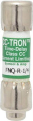 Cooper Bussmann - 300 VDC, 600 VAC, 0.25 Amp, Time Delay General Purpose Fuse - Fuse Holder Mount, 1-1/2" OAL, 200 at AC (RMS) kA Rating, 13/32" Diam - Eagle Tool & Supply