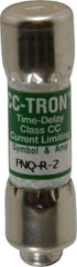 Cooper Bussmann - 300 VDC, 600 VAC, 2 Amp, Time Delay General Purpose Fuse - Fuse Holder Mount, 1-1/2" OAL, 200 at AC (RMS) kA Rating, 13/32" Diam - Eagle Tool & Supply