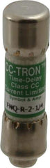 Cooper Bussmann - 300 VDC, 600 VAC, 2.25 Amp, Time Delay General Purpose Fuse - Fuse Holder Mount, 1-1/2" OAL, 200 at AC (RMS) kA Rating, 13/32" Diam - Eagle Tool & Supply