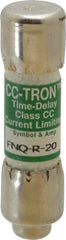 Cooper Bussmann - 300 VDC, 600 VAC, 20 Amp, Time Delay General Purpose Fuse - Fuse Holder Mount, 1-1/2" OAL, 20 at DC, 200 at AC (RMS) kA Rating, 13/32" Diam - Eagle Tool & Supply