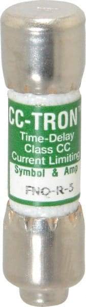 Cooper Bussmann - 300 VDC, 600 VAC, 5 Amp, Time Delay General Purpose Fuse - Fuse Holder Mount, 1-1/2" OAL, 200 at AC (RMS) kA Rating, 13/32" Diam - Eagle Tool & Supply