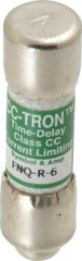 Cooper Bussmann - 300 VDC, 600 VAC, 6 Amp, Time Delay General Purpose Fuse - Fuse Holder Mount, 1-1/2" OAL, 200 at AC (RMS) kA Rating, 13/32" Diam - Eagle Tool & Supply