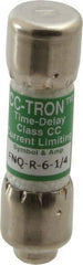 Cooper Bussmann - 300 VDC, 600 VAC, 6.25 Amp, Time Delay General Purpose Fuse - Fuse Holder Mount, 1-1/2" OAL, 200 at AC (RMS) kA Rating, 13/32" Diam - Eagle Tool & Supply