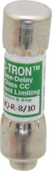 Cooper Bussmann - 300 VDC, 600 VAC, 0.8 Amp, Time Delay General Purpose Fuse - Fuse Holder Mount, 1-1/2" OAL, 200 at AC (RMS) kA Rating, 13/32" Diam - Eagle Tool & Supply