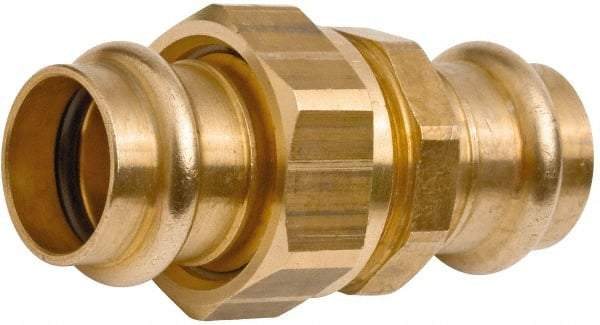 NIBCO - 2" Wrot Copper Pipe Union - P x P, Press Fitting - Eagle Tool & Supply