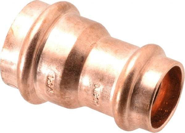 NIBCO - 1 x 3/4" Wrot Copper Pipe Reducer Coupling - P x P, Press Fitting - Eagle Tool & Supply