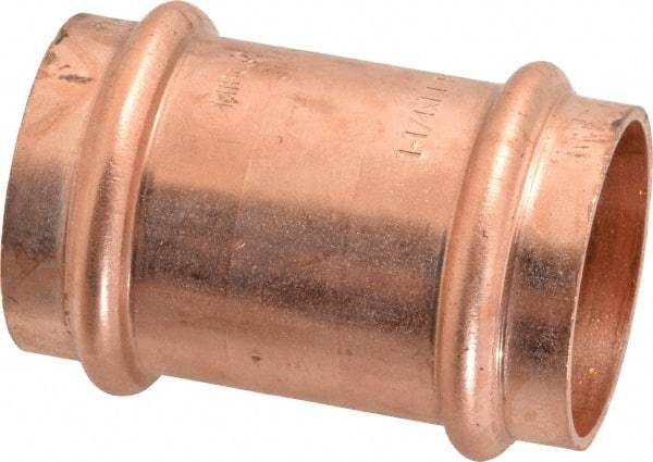 NIBCO - 1-1/4" Wrot Copper Pipe Coupling - P x P, Press Fitting - Eagle Tool & Supply