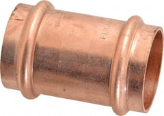 NIBCO - 1-1/4" Wrot Copper Pipe Coupling - P x P, Press Fitting - Eagle Tool & Supply