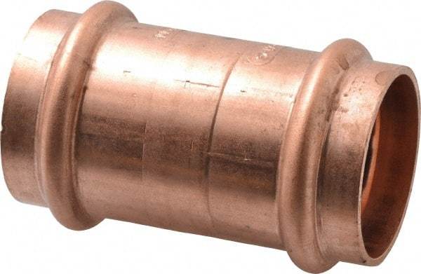 NIBCO - 1-1/2" Wrot Copper Pipe Coupling without Stop - P x P, Press Fitting - Eagle Tool & Supply
