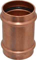 NIBCO - 2" Wrot Copper Pipe Coupling without Stop - P x P, Press Fitting - Eagle Tool & Supply