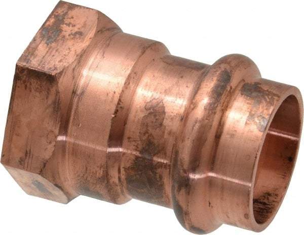 NIBCO - 3/4" Wrot Copper Pipe Adapter - P x F, Press Fitting - Eagle Tool & Supply