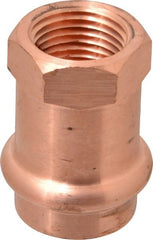 NIBCO - 3/4 x 1/2" Wrot Copper Pipe Adapter - Eagle Tool & Supply