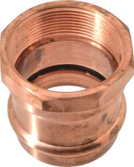 NIBCO - 2" Wrot Copper Pipe Adapter - P x F, Press Fitting - Eagle Tool & Supply