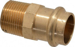 NIBCO - 3/4" Wrot Copper Pipe Adapter - P x M, Press Fitting - Eagle Tool & Supply
