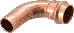 NIBCO - 3/4" Wrot Copper Pipe 90° Elbow - Ftg x P, Press Fitting - Eagle Tool & Supply