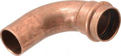 NIBCO - 1" Wrot Copper Pipe 90° Elbow - Ftg x P, Press Fitting - Eagle Tool & Supply
