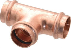 NIBCO - 1" Wrot Copper Pipe Tee - P, Press Fitting - Eagle Tool & Supply