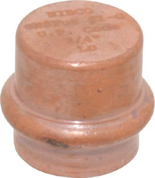 NIBCO - 3/4" Wrot Copper Pipe End Cap - P, Press Fitting - Eagle Tool & Supply